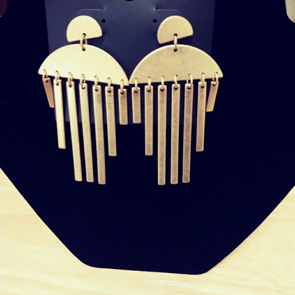 Gold Statement Earrings